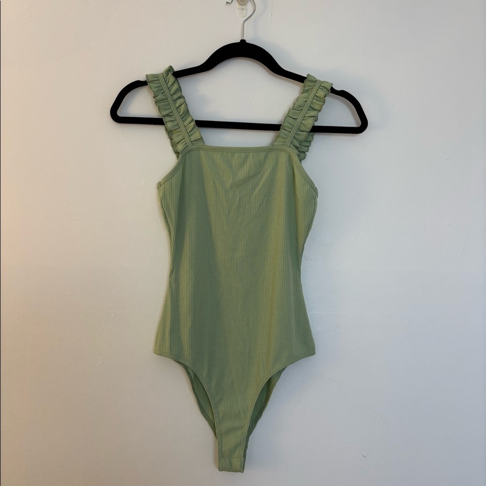 LeLis Green Bodysuit